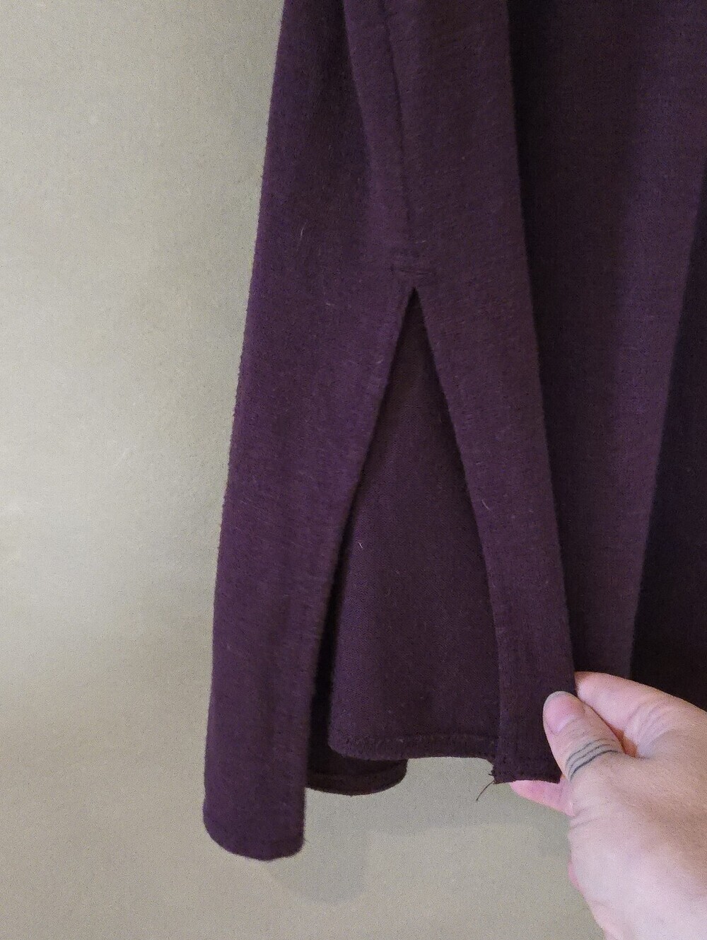Aritzia Wilfred Free | Tunic Tank Top in Heathered Plum, Size XXS - Picture 4 of 7